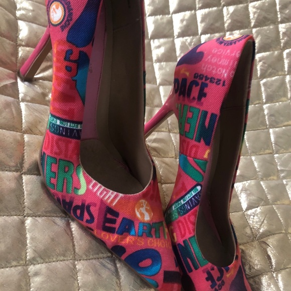 Anne Michelle Graffiti high heels 8.5 - Picture 4 of 5